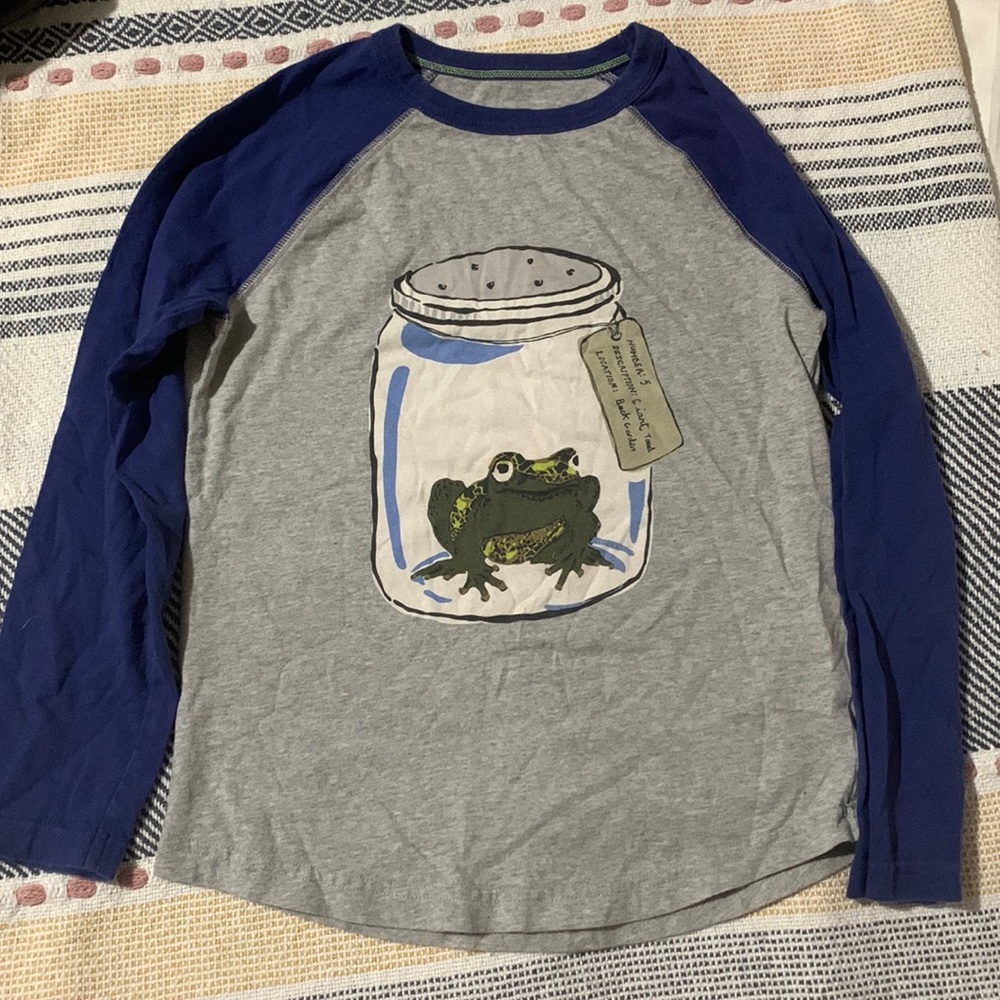 Mini Boden Frog in a Jar tee
